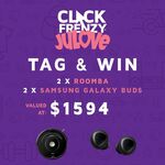 Win 2 Roomba 670 Robot Vacuums and 2 Samsung Galaxy Buds Worth $1,594 from Click Frenzy