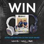 Win 1 of 2 Logitech G Astro A30 Wireless Gaming Headset & FIFA 23 Prize Packs or 1 of 15 Minor Prizes from Logitech Australia