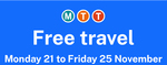[NSW] Free Travel on Sydney Metro, Sydney Trains and NSW TrainLink Intercity Services (Monday to Friday)