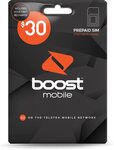 Boost $30 Prepaid SIM Starter Pack for $10 + Delivery ($0 with Prime / $39+ Spend) @ Amazon AU