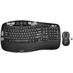 Logitech Wave Wireless Keyboard and Mouse Combo Black MK550 $64 + Delivery ($0 C&C/ to Metro Areas) @ Officeworks