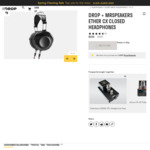 Drop + MrSpeakers Ether CX Closed Headphones US$626.12 Delivered (~A$928) @ Drop