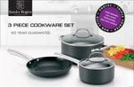 Stanley Rogers Techtonic Hard Anodised 3pc Cookware Set, $69 Delivered!
