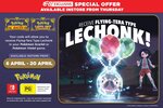 [Switch] Free Flying-Tera Type Lechonk for Pokémon Scarlet or Violet @ EB Games (In-Store Only)