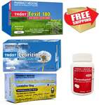 Trust Hayfever Bundle: 100x Fexo 180mg + 100x Cetirizine + 100x Loratadine + 100x Paracetamol $48.99 Delivered @ PharmacySavings