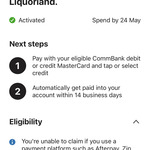 Liquorland: $10 Cashback When You Spend $100 or More @ CommBank Rewards (Activation Required)