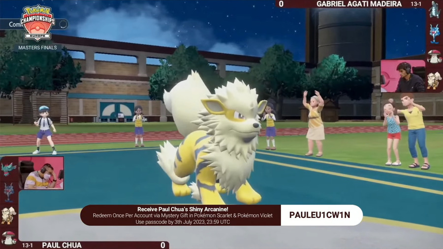 Free Shiny Arcanine on Pokemon Scarlet and Violet