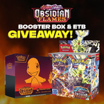Win a Pokemon Obsidian Flames Booster Box & ETB from Pikawiz