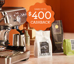 Buy a Breville Coffee Machine, Get 2 Free Bags of Coffee + up to $400 Coffee Cashback @ Breville