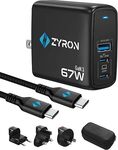 Zyron Powerpod 67W GaN 3 Charger + Travel Plugs + 2m Cable + Case $44.99 + Post ($0 with Prime/ $59 Spend) @ Zyron via Amazon AU