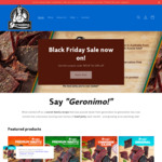 20% off Jerky + $6.99 Delivery ($0 with $100 Order) @ Geronimo Jerky