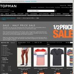 Topman Half Price Sale