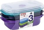 Decor Microsafe Oblong Food Container 900ml, 3-Pieces $7.75 + Delivery ($0 with Prime/ $59 Spend) @ Amazon AU