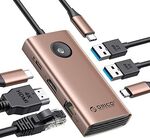ORICO 6-in-1 USB-C Hub: 1gbps Ethernet, 4K@60hz HDMI, 2x USB-C (1x 100W PD) $25.19 + Delivery ($0 with Prime) @ ORICO Amazon AU
