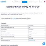 Lebara PAYG Standard Plan $7 for The First 365 Days, $10 365 Day Recharges Afterwards Delivered @ Lebara