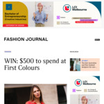 Win a $500 First Colours Voucher from Fashion Journal