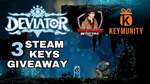 Win 1 of 3 DEVIATOR Steam Keys from The Games Detective