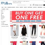 MILLERS Womens Wear Clothes BUY ONE GET ONE FREE ON SALE ITEMS Online Only ($10 Shipping)