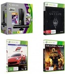 Xbox 360 250GB Kinect Bundle and Games $299 DickSmith