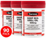 3x 30 Swisse Deep Sea Krill 500mg (90 Tablets) $29.99 (Worth $90+) for Joints and Heart Health