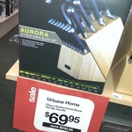 $69.95 - Urbane Home - Aurora 22 Piece Knife Block Set - Harris Scarfe (Epping)