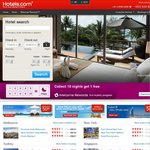 Hotels.com 10% off Bookings