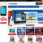 Various Tablets on Sale @ EB Games Online + Shipping