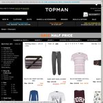 TOPMAN 1/2 Price Clearance Sale