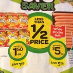 2kg BBQ Sausages $5.00 (Save $5.38) & Prima Drink Varieties $1.50 (Save $1.68) at Woolies