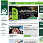 Woolworths Car Insurance (Free $75 Fuel Card + 1yr Roadside Assistance + Upto 20% Discount)