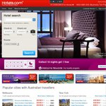 10% off Hotels.com Deal (Excludes Major Chains as Usual)