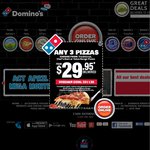 Domino's Traditional Range Pizzas from $4.95 Pick up (NSW)