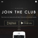 FREE $80 Credit for Bars/Cafes/Pubs/Restaurants @ Aston Club (+$10 Referral Credit for New User)
