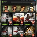 [Steam] Tomb Raider (2013) - $5, Tomb Raider Classics - from $1.74, 20% w/ Spending over $10