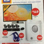 Bauhn Actios 32" HD LED LCD TV, 6KG Dryer - Aldi Cannon Hill QLD $149
