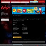 $6 Movie Tickets (Selected Movies) + $1.10 Booking Fee on Weekends @ Event Cinemas