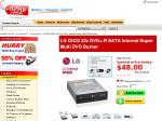 LG GH22 22x DVD+-R SATA Internal Super Multi DVD Burner $48 + Shipping