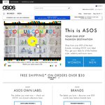 ASOS.com Spend & Save - $10 off $100, $25 off $150, $40 off $200 Spend