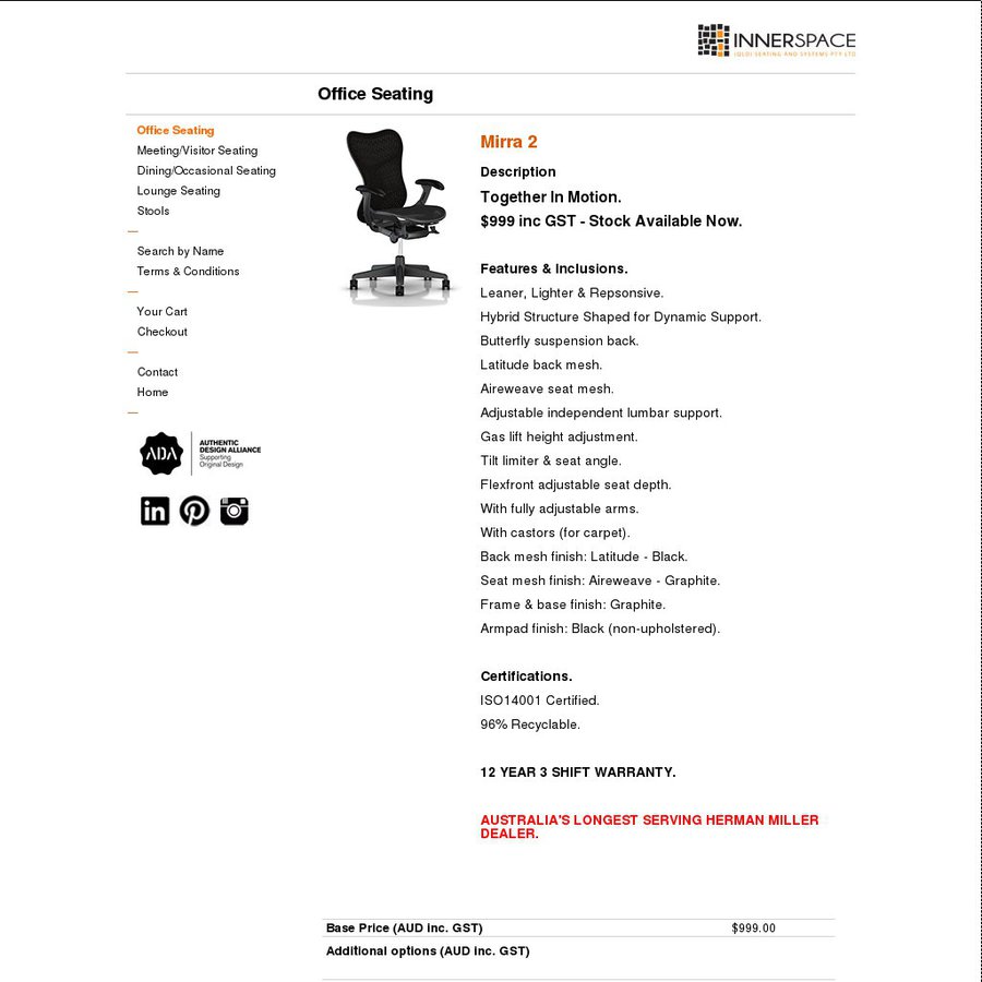 Herman discount miller ozbargain