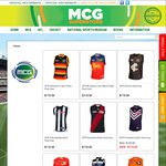 Complimentary Heat Pressed Number on AFL Guernseys with Guernsey Purchase @ MCG Superstore 