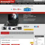 Lenovo ThinkPad E550 15.6", i5-5200U, 8GB, 500GB HDD for $669.00 Delivered