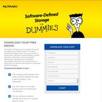 Free eBook - Software Defined Storage for Dummies