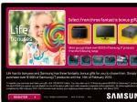 Samsung IT promotion- Spend $1000 on a Samsung IT product get a $400 bouns gift