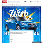 Win A New Holden Cruze Worth $25920 from Scoopon