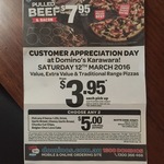 Domino's $3.95 Pizzas - Karawarra WA Store 12/3/15