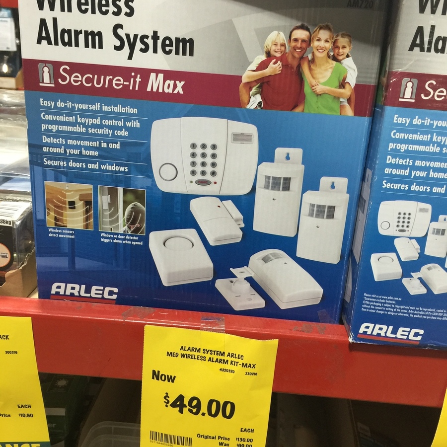 wireless alarm system bunnings