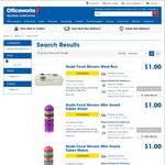 Nude Food Movers - Assorted Items - $1 @ Officeworks