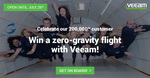 Win a Zero-Gravity Flight in the US with Veeam