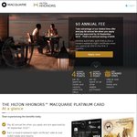 Macquarie Hhonors Platinum Visa Credit Card - Free Night after $2000 Spend (No Annual Fee)