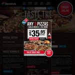 Domino's Pizza $3 off by Selecting Tandoori Prawn Where Unavailable (Works in Parramatta NSW)